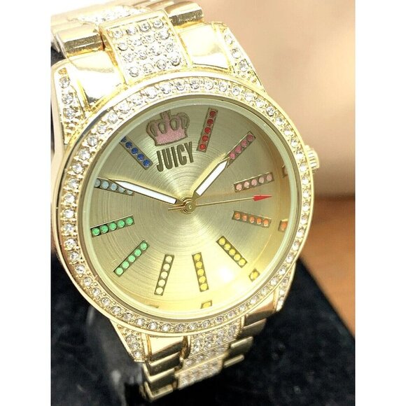 Juicy By Juicy Couture Women's Watch JC/5014 Quartz Gold Stainless Steel 34mm - Picture 13 of 14